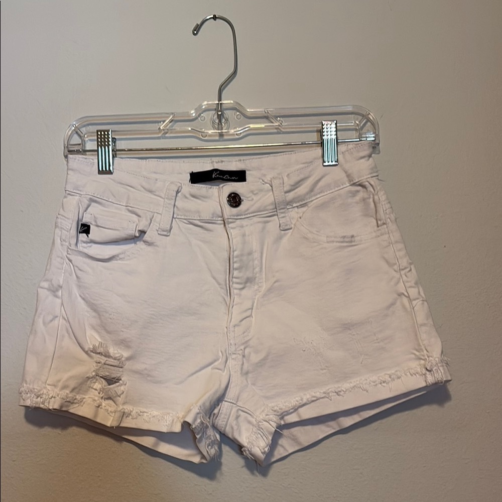 SHORTS BUNDLE - THREE PAIR - MEDIUM - WHITE, BLACK, CORAL